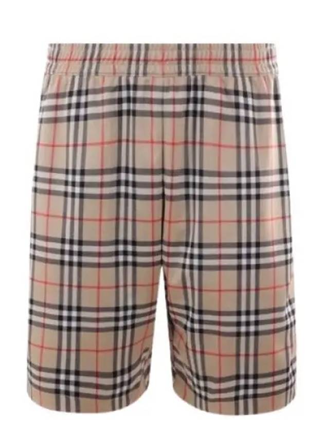 Vintage Check Technical Twill Shorts Beige - BURBERRY - BALAAN 2