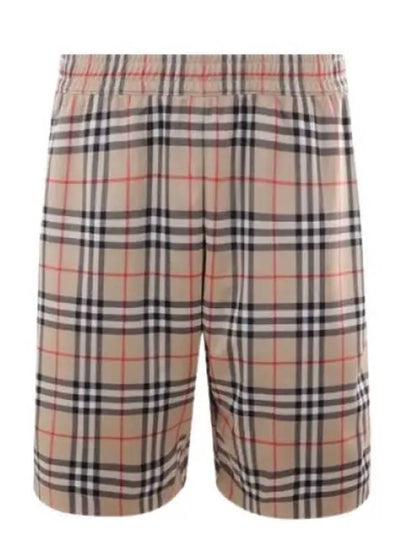 Vintage Check Technical Twill Shorts Beige - BURBERRY - BALAAN 2