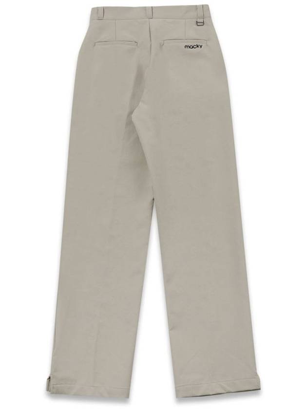 Pants Straight Fit Pants Beige MCFW23PT 2BE - MACKY - BALAAN 3