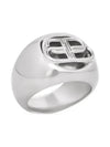 BB Signature Bold Ring Silver - BALENCIAGA - BALAAN 3