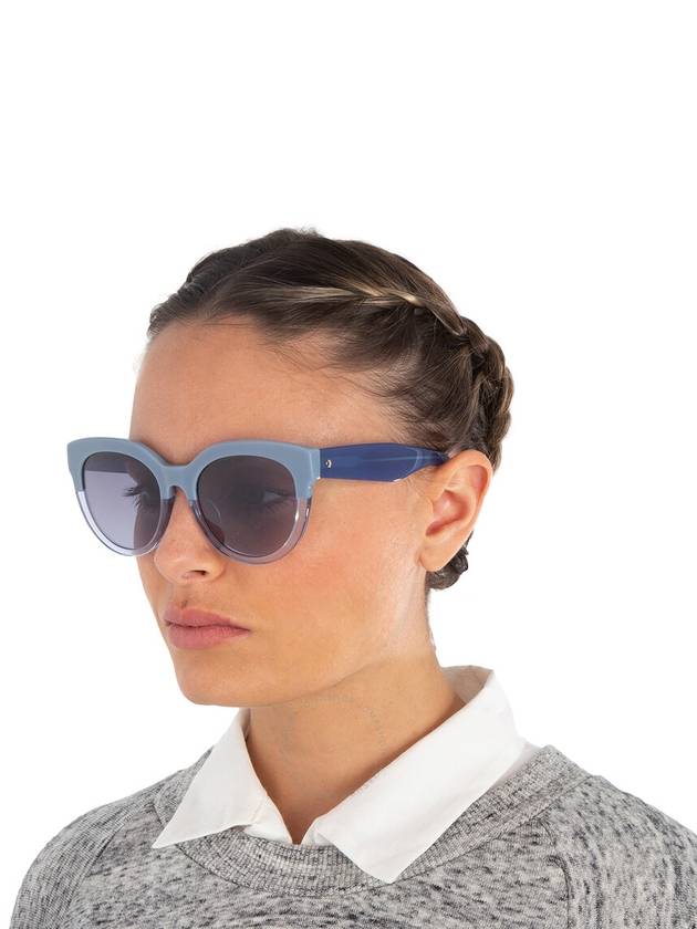 Kate Spade Gradient Grey Azure Blue Round Ladies Sunglasses BREA/F/S 0PJP/GB 54 - KATE SPADE - BALAAN 2