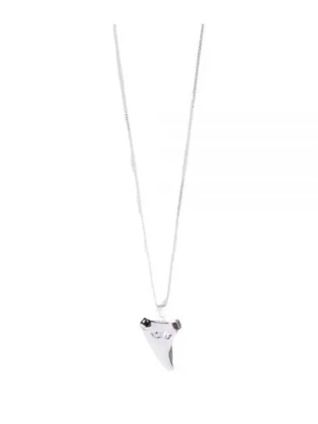 Shark Tooth Necklace Silver - SAINT LAURENT - BALAAN 2