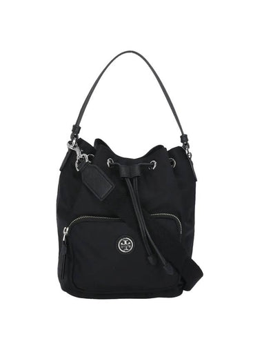 Virginia Logo Bucket Bag Black - TORY BURCH - BALAAN 1