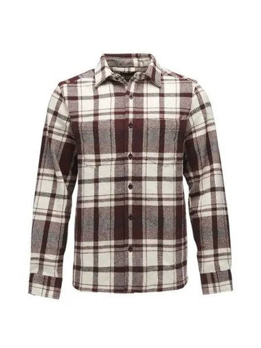 BLACK DIAMOND Project Heavy Flannel Shirt MENS NAMAP744064 - BLACK & BROWN - BALAAN 1