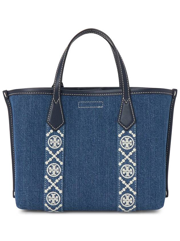 Perry denim tote bag 154619 426 - TORY BURCH - BALAAN 3