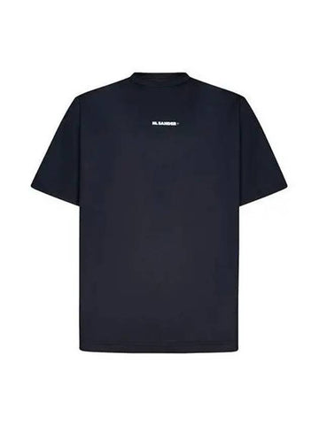 T shirt logo short sleeve black - JIL SANDER - BALAAN 1