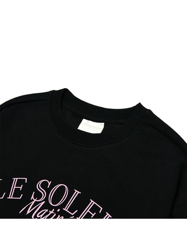 Brushed Options x Mas Teddy Bear Sweat Shirts BLACK - LE SOLEIL MATINEE - BALAAN 3