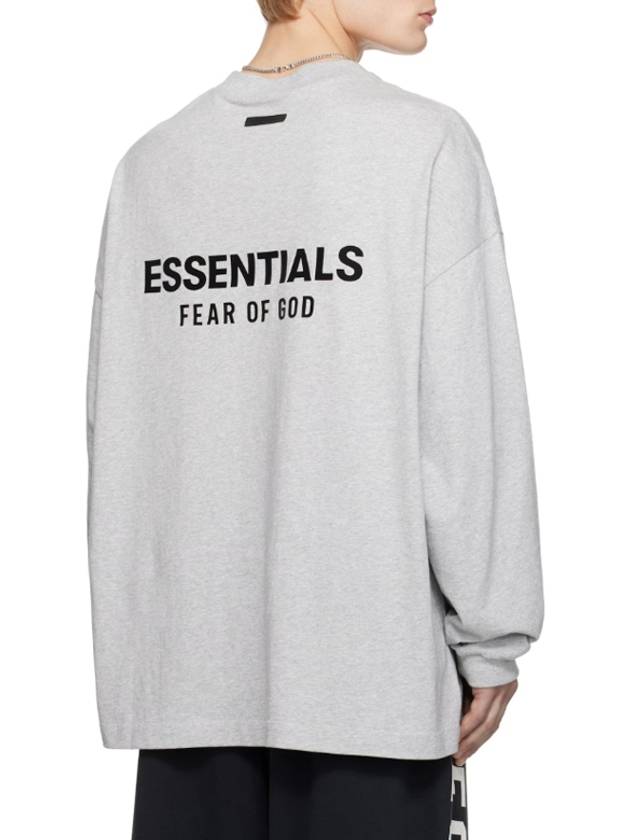 Jersey Long Sleeve T-Shirt Light Heather Grey - FEAR OF GOD ESSENTIALS - BALAAN 6