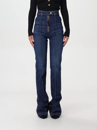 Jeans Elisabetta Franchi in denim di cotone - ELISABETTA FRANCHI - BALAAN 1