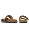 Feel Fabric Slippers Brown - FENDI - BALAAN 7