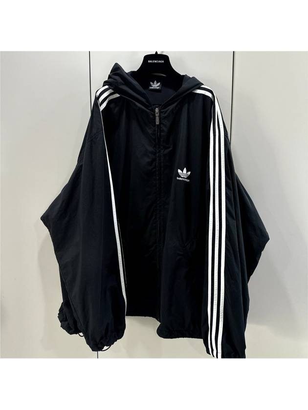 L x Adidas Valdidas Poplin Windbreaker Hooded Zip up Jacket - BALENCIAGA - BALAAN 4