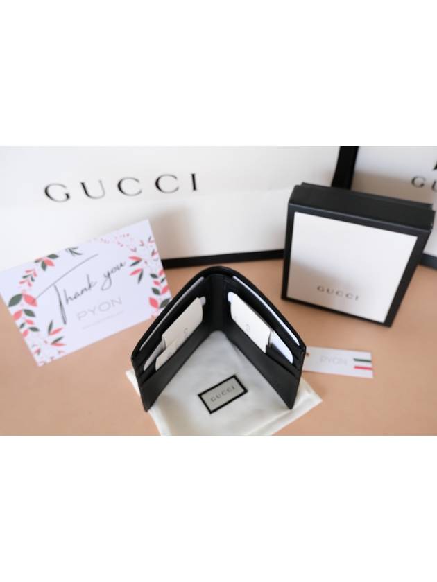 Micro GG Ssima Bifold Wallet Black - GUCCI - BALAAN 5