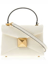 One Stud Nappa Mini Tote Bag Ivory - VALENTINO - BALAAN 2