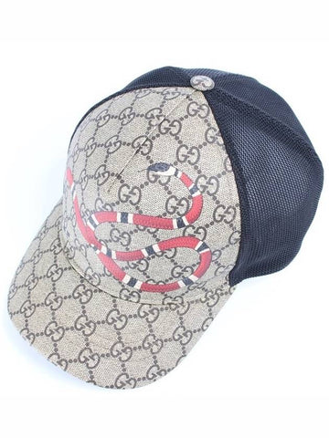 Snake Supreme Mesh Ball Cap M - GUCCI - BALAAN 1