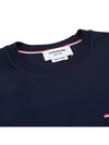 Cotton Oversized Pocket Short Sleeve T-Shirt Navy - THOM BROWNE - BALAAN 6