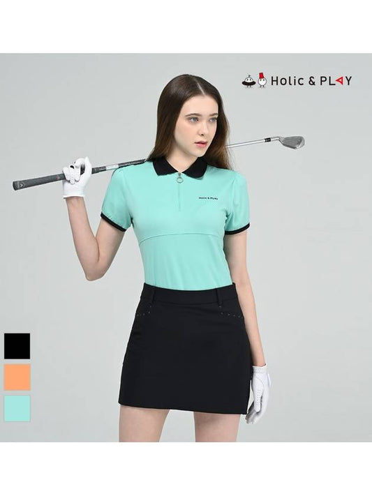 Uveil PQ zip-up collar t-shirtHC2WTS001 - HOLIC&PLAY - BALAAN 1