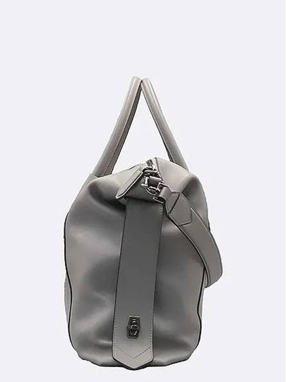 Gray color leather soft Antigona large tote bag shoulder strap 2WAY - GIVENCHY - BALAAN 2