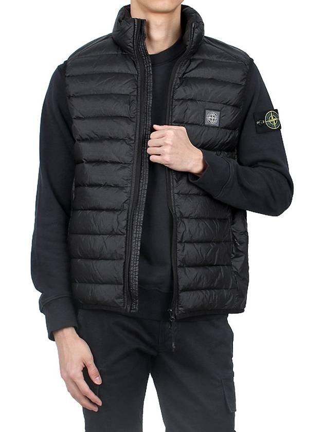 Chamber R Nylon Down Vest Black - STONE ISLAND - BALAAN 4