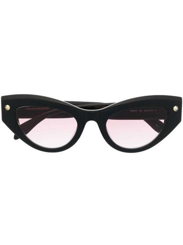 Sunglasses 736854 J0749 1046 NERO E ROSA - ALEXANDER MCQUEEN - BALAAN 1