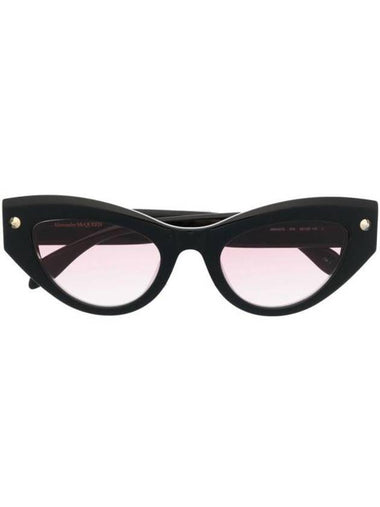 Sunglasses 736854 J0749 1046 NERO E ROSA - ALEXANDER MCQUEEN - BALAAN 1