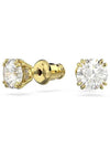 Stilla Constella Stud Earrings Gold - SWAROVSKI - BALAAN 2