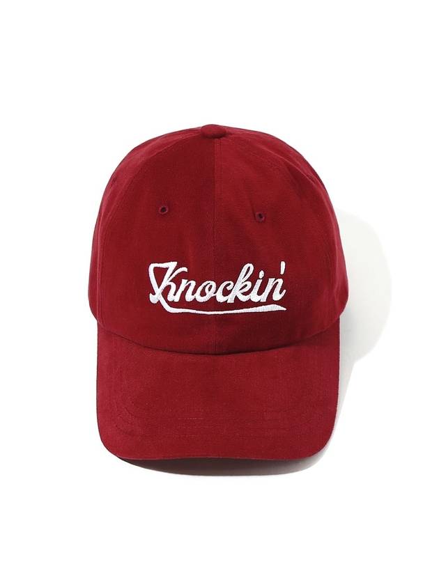 Knockin Logo Ball Cap Burgundy - OGARP - BALAAN 1