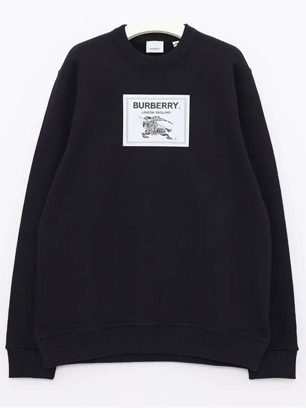 Men's Prorsum Label Cotton Sweatshirt Navy - BURBERRY - BALAAN 4