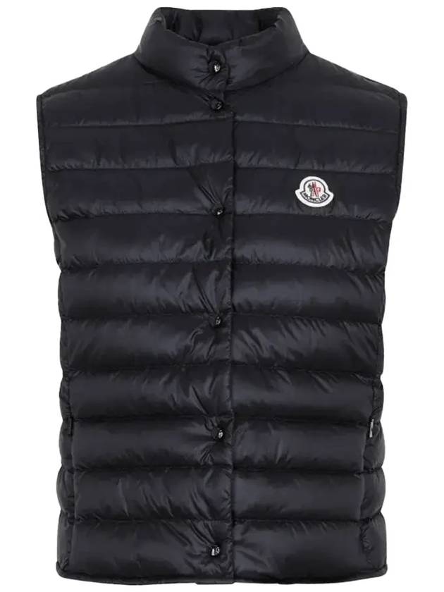 Women s Rihanna logo patch padded vest 1A10200 53048 999 - MONCLER - BALAAN 1