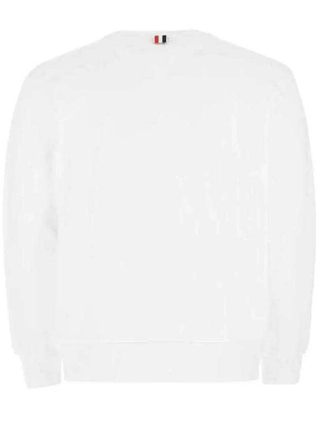 4 Bar Stripe Sweatshirt White - THOM BROWNE - BALAAN 4