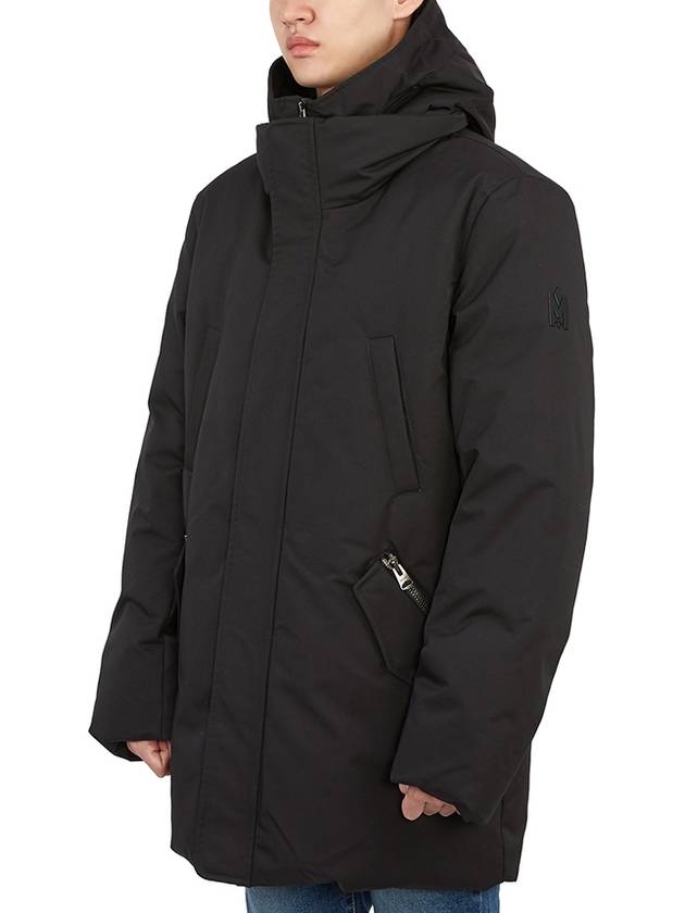 EDWARD NFR BLACK Men s Hooded Padded Jumper Coat - MACKAGE - BALAAN 7