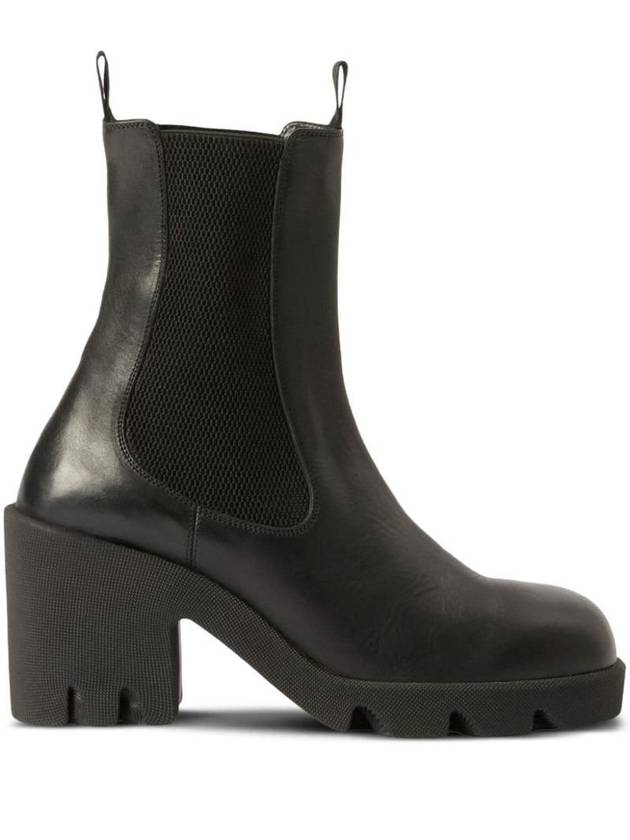 Stride High Heel Ladder Chelsea Boots Black - BURBERRY - BALAAN 1