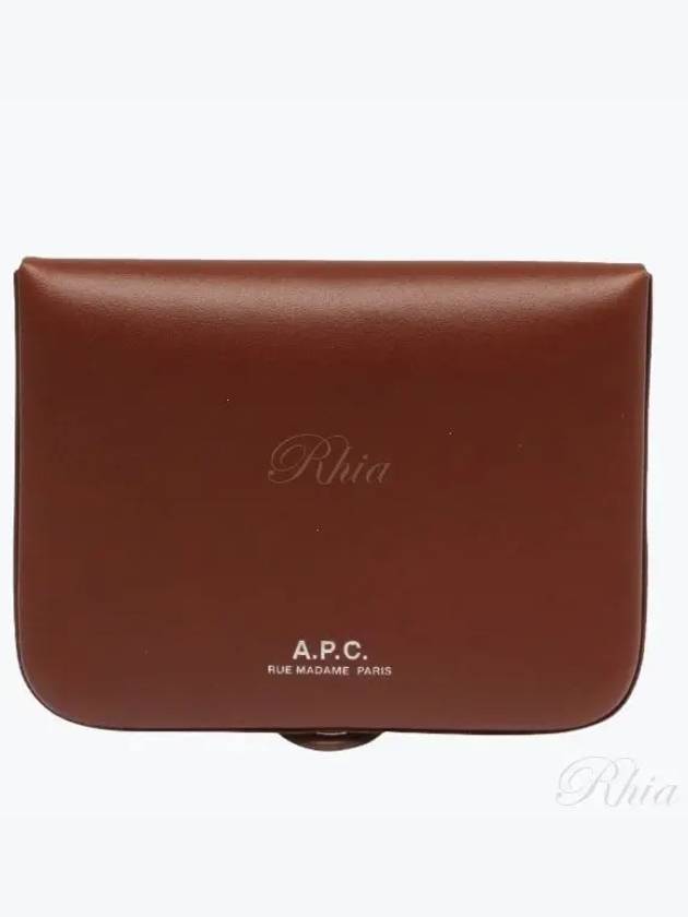 Josh Leather Coin Wallet Hazelnut - A.P.C. - BALAAN 2