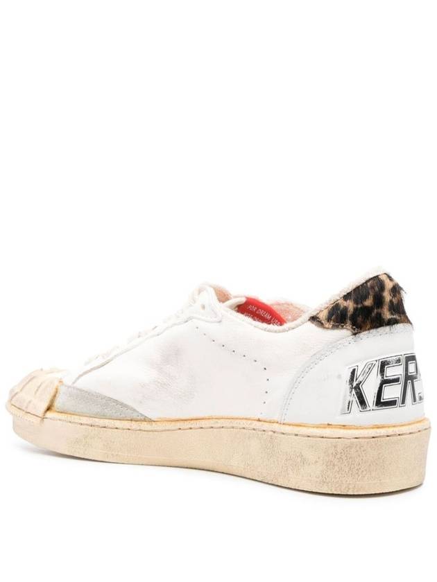 Women's Ballstar Low Top Sneakers Cream Beige - GOLDEN GOOSE - BALAAN 4