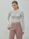 RYUL+WAI: High Waist Corduroy Crop Pants Pink - RYUL+WAI: - BALAAN 3