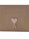 Heart Logo Strap Card Wallet Poder Pink - AMI - BALAAN 7