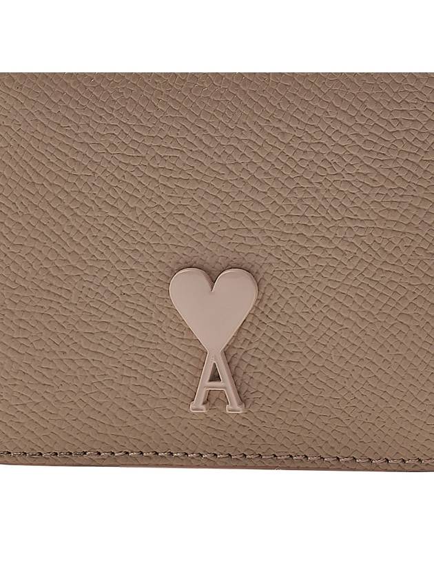 Heart Logo Strap Card Wallet Poder Pink - AMI - BALAAN 7