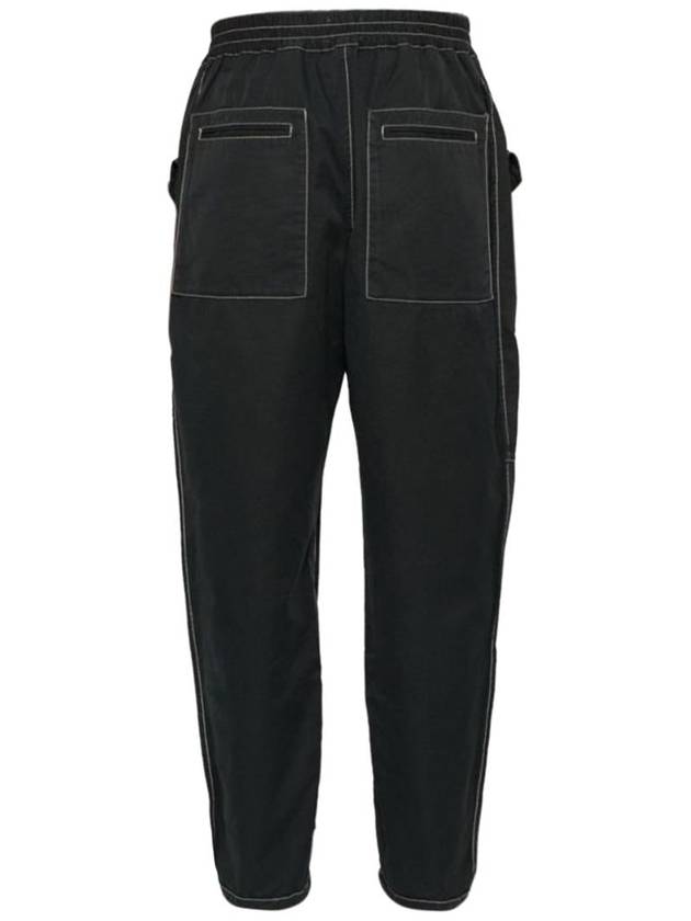 Tilseno Cotton Track Pants Black - ISABEL MARANT - BALAAN 3