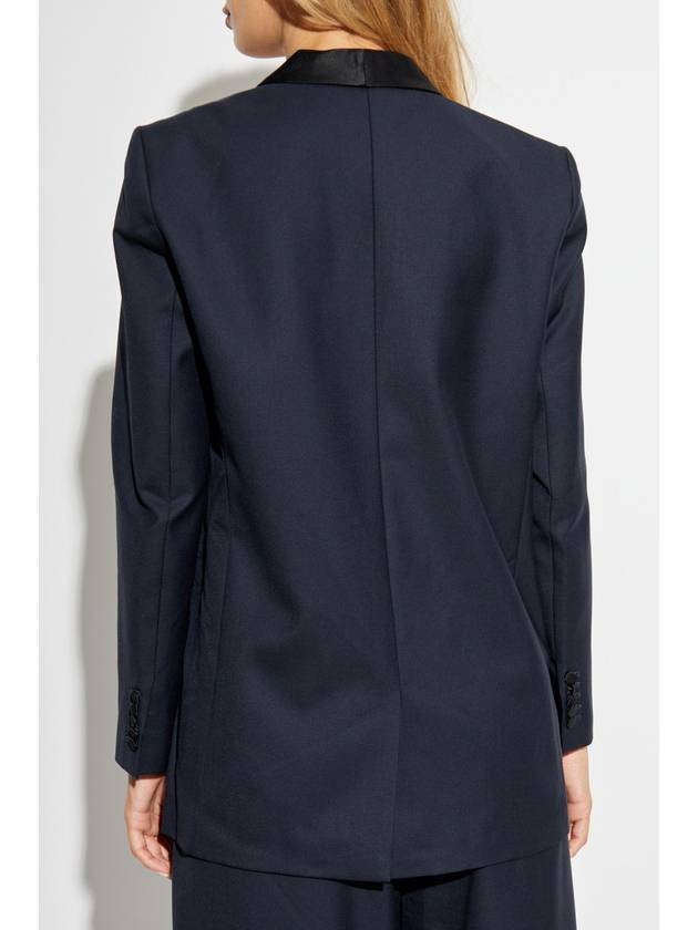 Munthe Wool Blazer, Women's, Navy Blue - MUNTHE - BALAAN 4