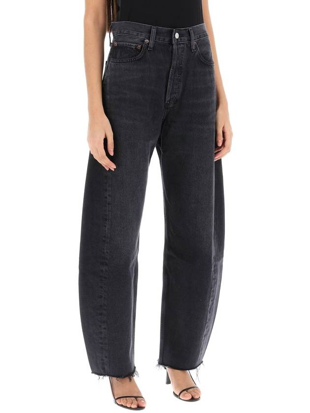 Luna High Rise Pieced Taper Jeans Black - AGOLDE - BALAAN 3