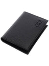 Men's Gancini Card Wallet Black - SALVATORE FERRAGAMO - BALAAN 6