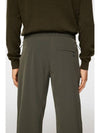 Men's Jin DS Pleated Pants Forest Green - J.LINDEBERG - BALAAN 4