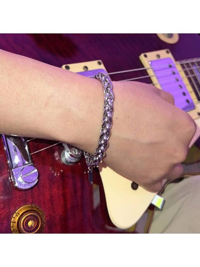 Men s Thick Chain Bracelet CLEF SYNTH SPARKLE BRC - BASSCLEF - BALAAN 2