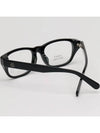 Glasses frame ML5158D 001 square black horn rim Asian fit - MONCLER - BALAAN 4