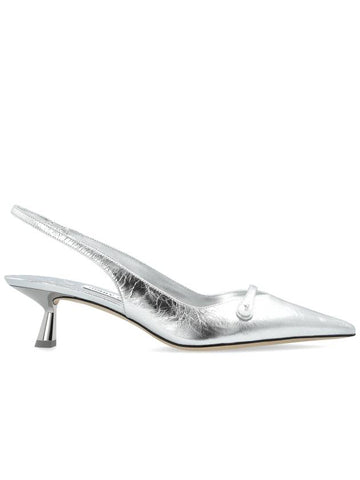 Jimmy Choo Heeled Shoes Amita, Women's, Silver - JIMMY CHOO - BALAAN 1