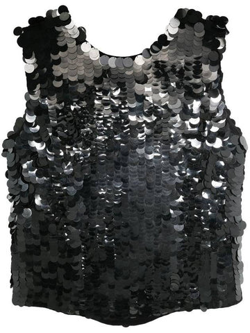 P.A.R.O.S.H. Glass Sequin Embellished Blouse - P.A.R.O.S.H. - BALAAN 1