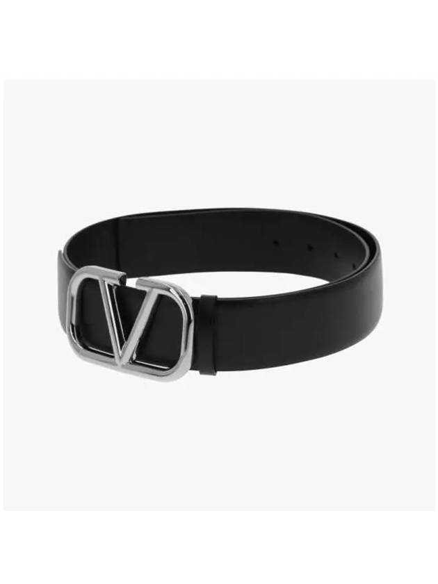 Valentino 5Y2T0Q87 SNP 0NO T0Q87 Garavani V logo silver belt - RED VALENTINO - BALAAN 3