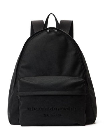 Logo Punch Nylon Backpack Black - ALEXANDER WANG - BALAAN 1