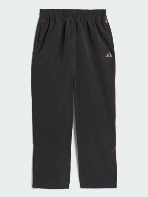 Basketball Woven Snap Track Pants Black - ADIDAS - BALAAN 2