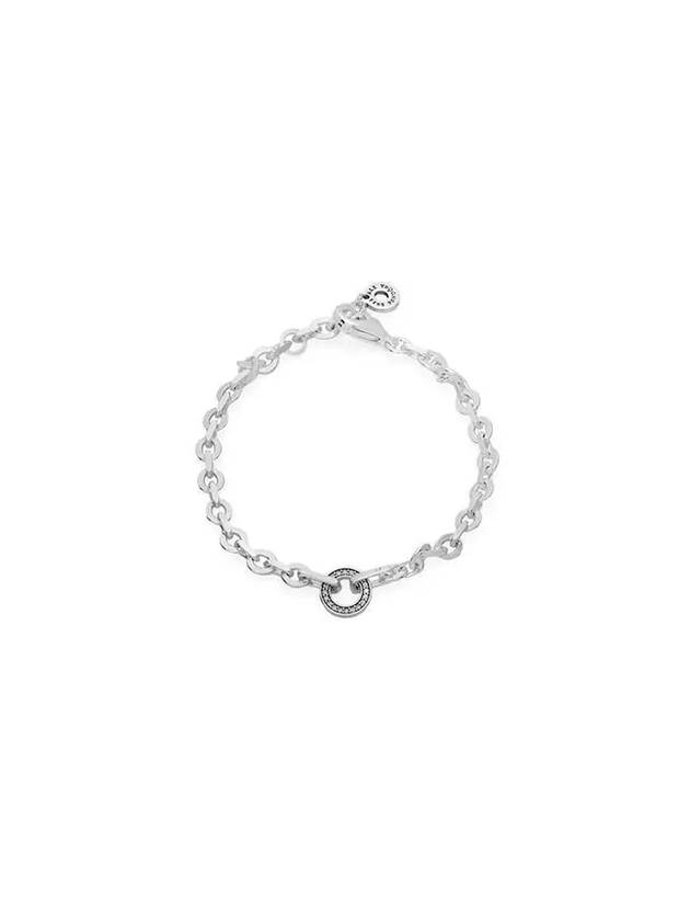 Signature Pave Bold Chain Bracelet Silver - PANDORA - BALAAN 2