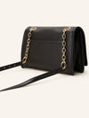 JF Black Valentino Garavani VLogo Chain shoulder bag 5W2B0N93PHV0NO - VALENTINO - BALAAN 3